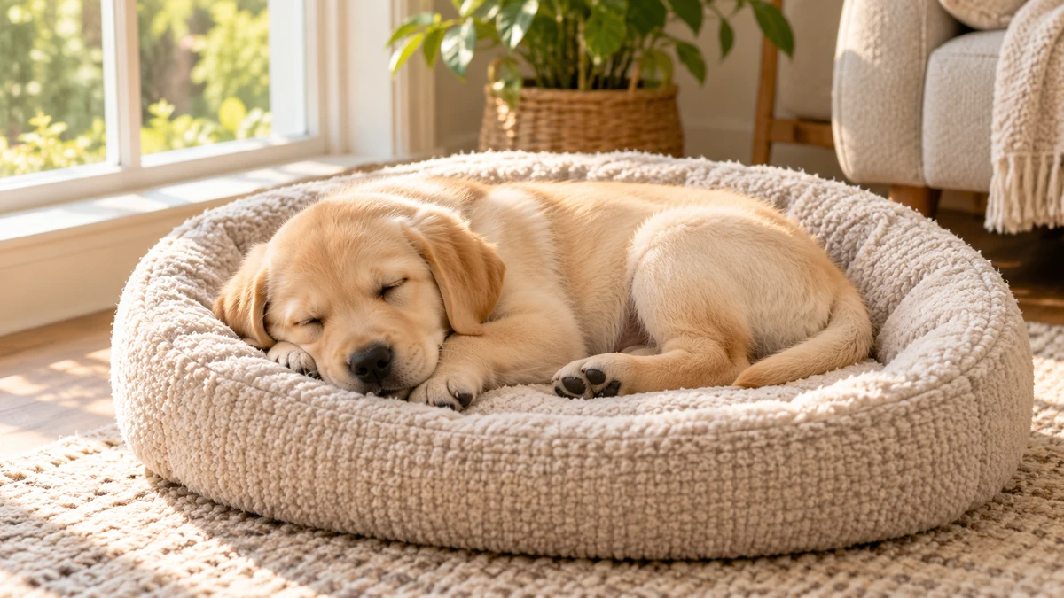 Labrador Retriever ilan — uyuyan Labrador Retriever yavru ilan fotoğrafı